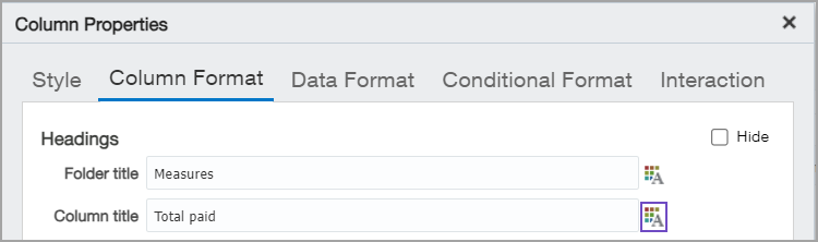 Column Copy Copy column formatting to other columns—ICRW