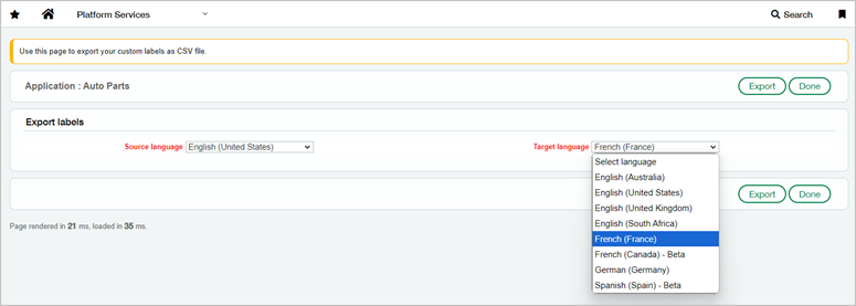 Import and export application tokens for translation with ease